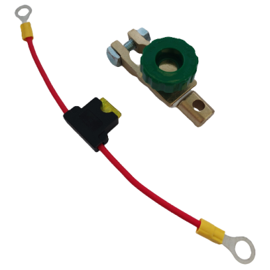 Cosse de batterie anti-vol / coupe circuit avec porte fusible 20A