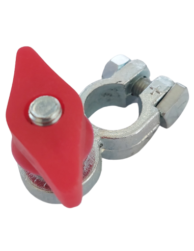 Coupe batterie Man M8 zingué / positif rouge