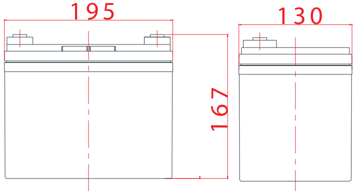 Dimensions DAB12-33EV