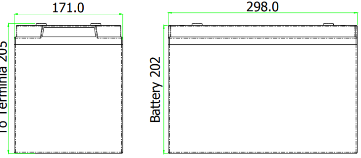 Dimensions DAB6-160EV (1)