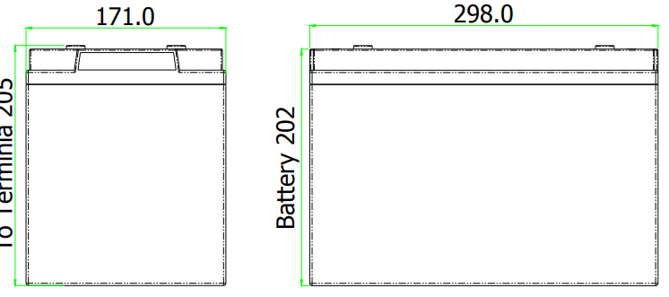Dimensions DAB8-160EV (1)