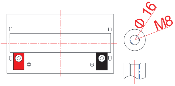 Dimensions de la batterie DGY12-100EV (1)