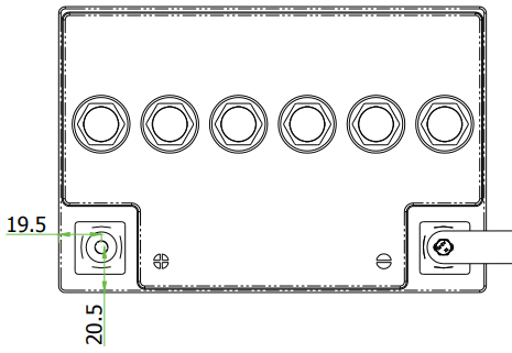 Dimensions de la batterie DGY12-33EV