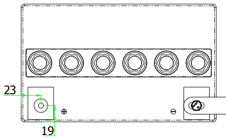 Dimensions de la batterie DGY12-55EV