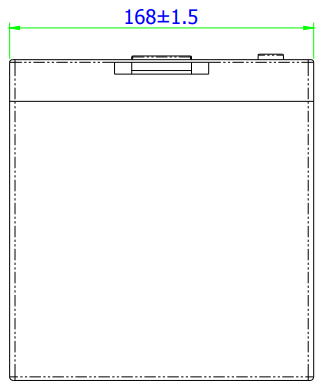 Dimensions de la batterie DGY12-60EV (1)