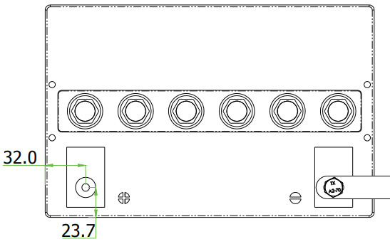 Dimensions de la batterie DGY12-80EV