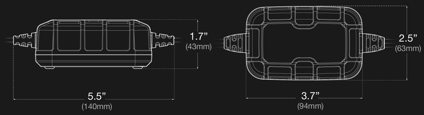 Dimensions Chargeur Genius 2