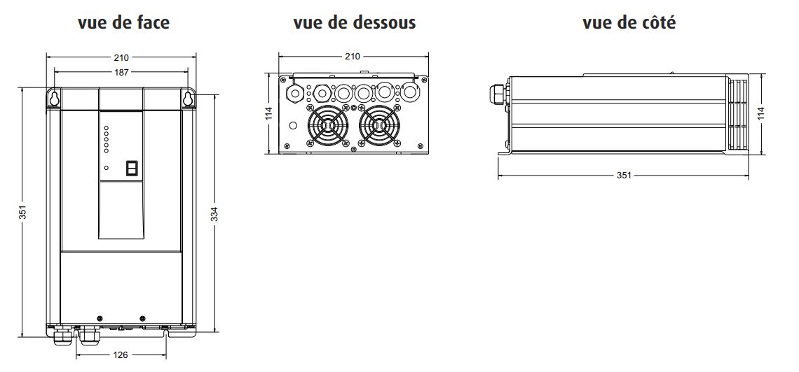 Dimensions PS1000