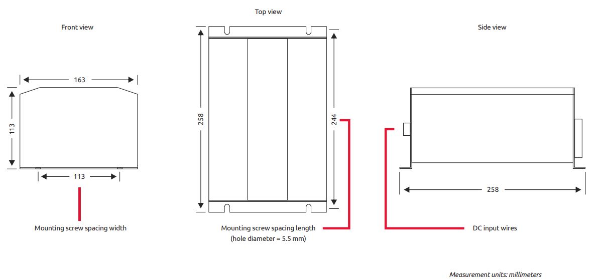 Dimensions PS800-48