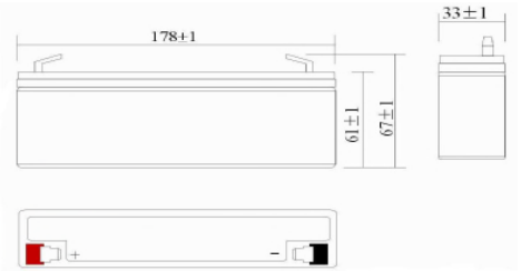 dimensions batterie Acedis ST 20