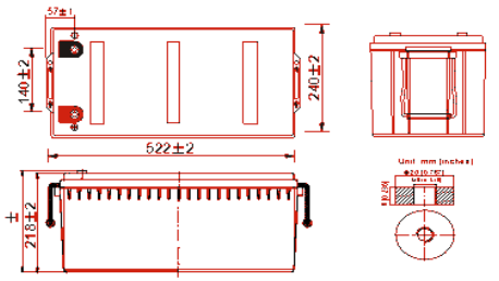 Schéma Batterie ACEDIS ST 2000