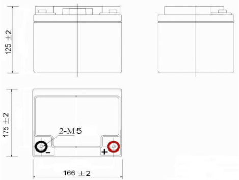 Dimensions Batterie ACEDIS ST 240B