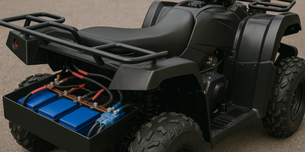 Installation de batteries Lithium sur des quads électriques