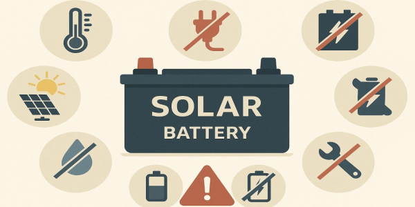8 erreurs qui tuent vos batteries solaires (et comment les éviter)